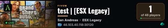 test | [ESX Legacy] live status badge