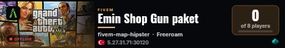 Emin Shop Gun paket live status badge