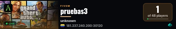 pruebas3 live status badge