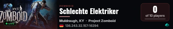 Schlechte Elektriker live status badge
