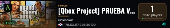 [Qbox Project] PRUEBA VERSVCE live status badge