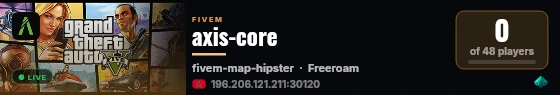 axis-core live status badge