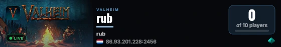 rub live status badge