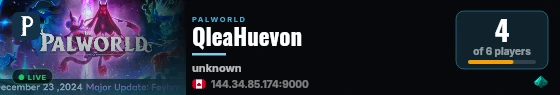 QleaHuevon live status badge