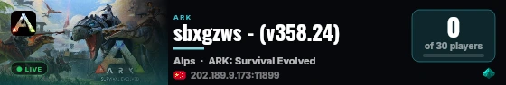 sbxgzws - (v358.24) live status badge