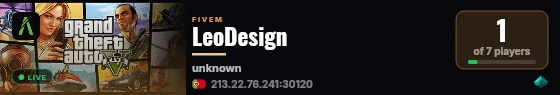 LeoDesign live status badge