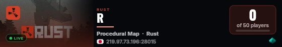 R live status badge
