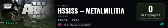 HSSISS -- METALMILITIA live status badge