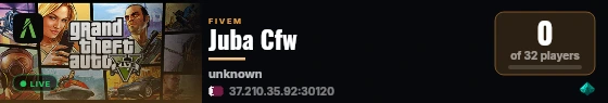 Juba Cfw live status badge