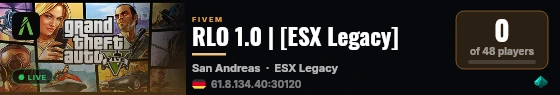 RLO 1.0 | [ESX Legacy] live status badge