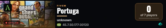 Portuga live status badge