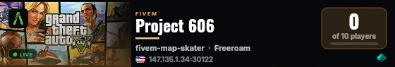 Project 606 live status badge