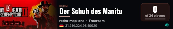 [VORPCore] Schuh des Manitu live status badge