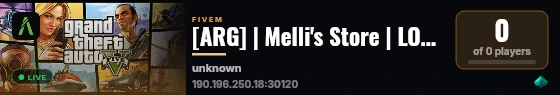 [ARG] | Melli's Store | LOCAL  live status badge