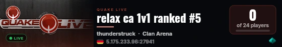 relax ca 1v1 ranked #5 live status badge