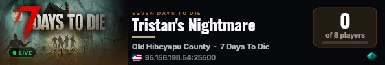Tristan's Nightmare live status badge