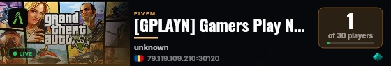 [GPLAYN] Gamers Play Now live status badge