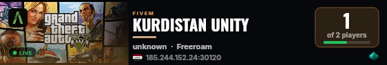 KURDISTAN UNITY live status badge