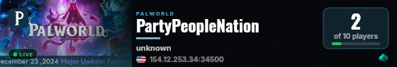 PartyPeopleNation live status badge