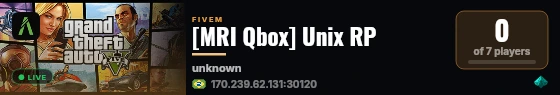 [MRI Qbox] Unix RP live status badge