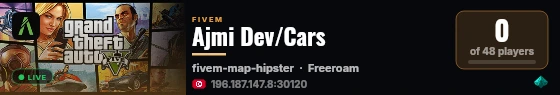 Ajmi Dev/Cars live status badge