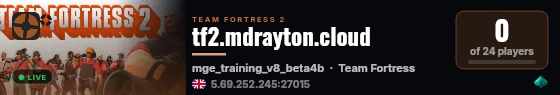 tf2.mdrayton.cloud live status badge