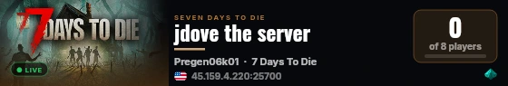 jdove the server live status badge