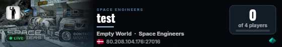 test live status badge