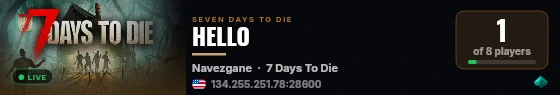 HELLO live status badge