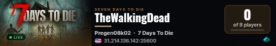 TheWalkingDead live status badge