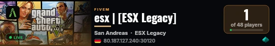 esx | [ESX Legacy] live status badge