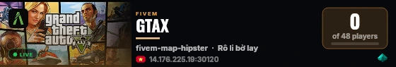 GTAX live status badge