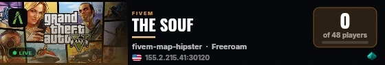 THE SOUF live status badge