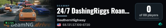 24/7 DashingRiggs Roane County live status badge