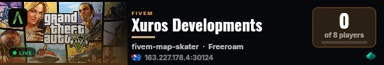 Xuros Developments live status badge