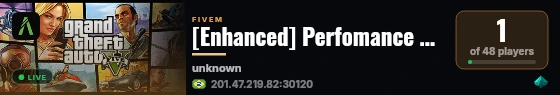 [Enhanced] Perfomance Test Server live status badge