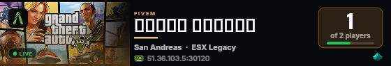 مقاطعة كراون live status badge