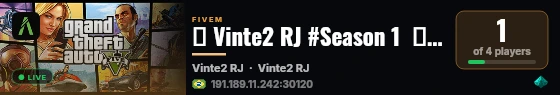 🌴 Vinte2 RJ #Season 1  🌴 |  🚀🚀 A NOVA E MELHOR TEMA RJ 🚀🚀 live status badge