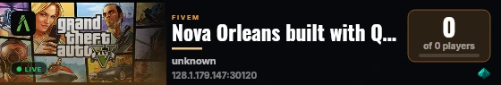 Nova Orleans built with Qbox Project by The Community! live status badge
