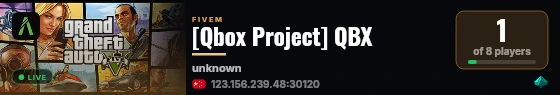 [Qbox Project] QBX live status badge