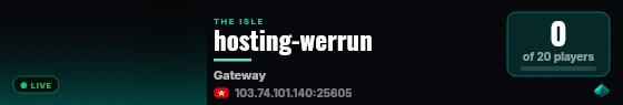 hosting-werrun live status badge