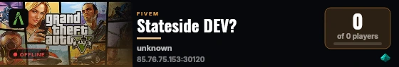 Stateside DEV? live status badge