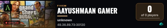 AAYUSHMAAN GAMER live status badge