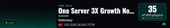 One Server 3X Growth No Rules#1 live status badge