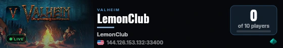 LemonClub live status badge