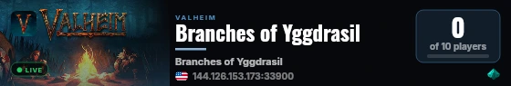 Branches of Yggdrasil live status badge