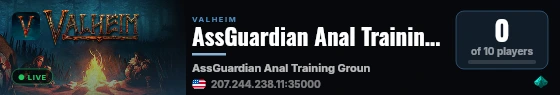 AssGuardian Anal Training Grounds live status badge