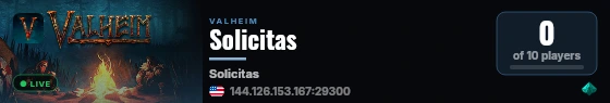 Solicitas live status badge