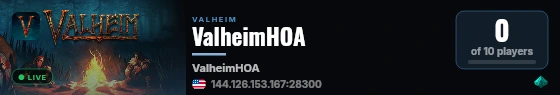 ValheimHOA live status badge