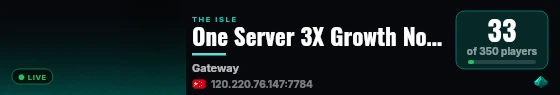 One Server 3X Growth No Rules#1 live status badge
